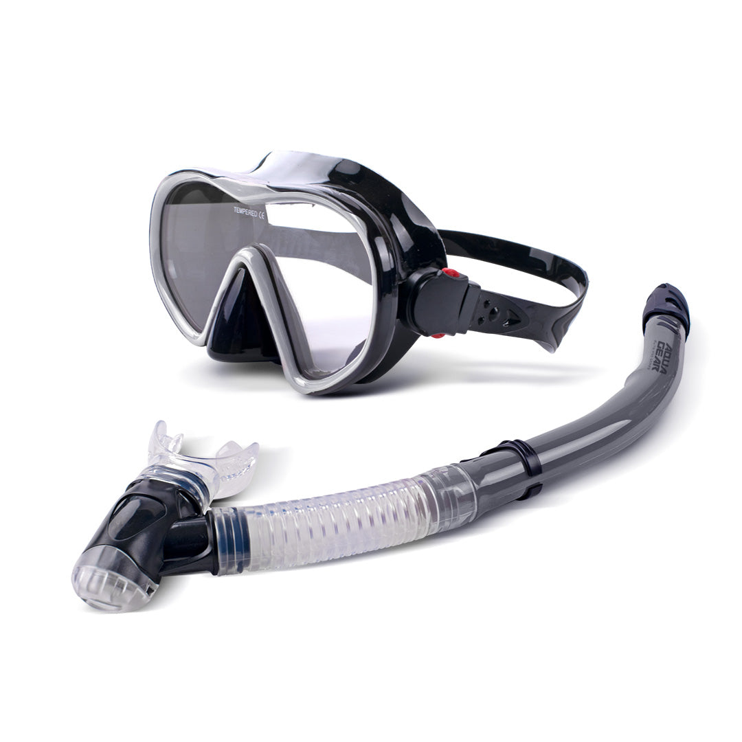 Aquagear M12-S04 Mask & Snorkel Set