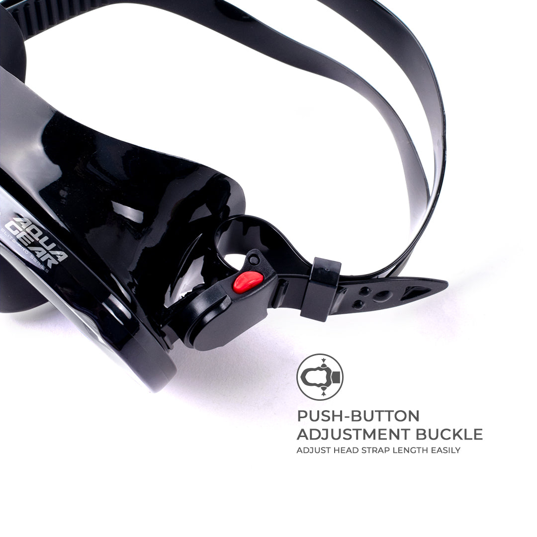 Aquagear M12-S04 Mask & Snorkel Set