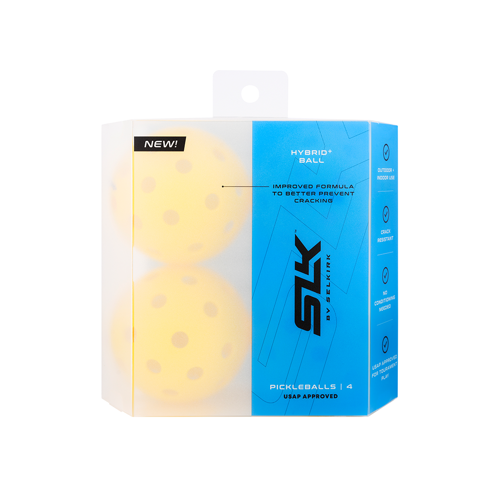 SLK Hybrid+ Pickleball - 4 Pack