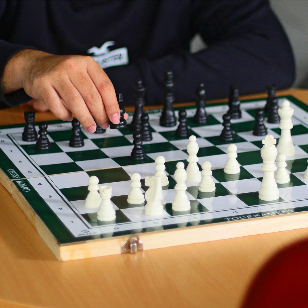 Elite Wooden Chessboard - Tournament