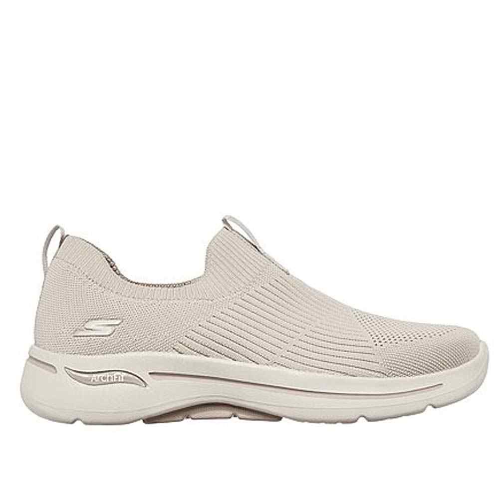 Skechers Arch Fit Fit Knit Slip On Taupe - Toby's Sports