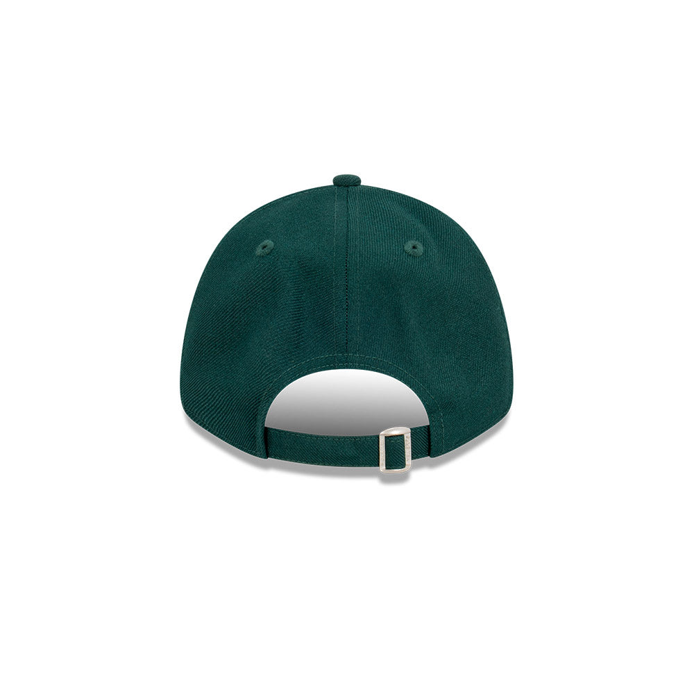 New Era 9FORTY Oakland Athletics Premium Felt Dark Green Adjustable Cap
