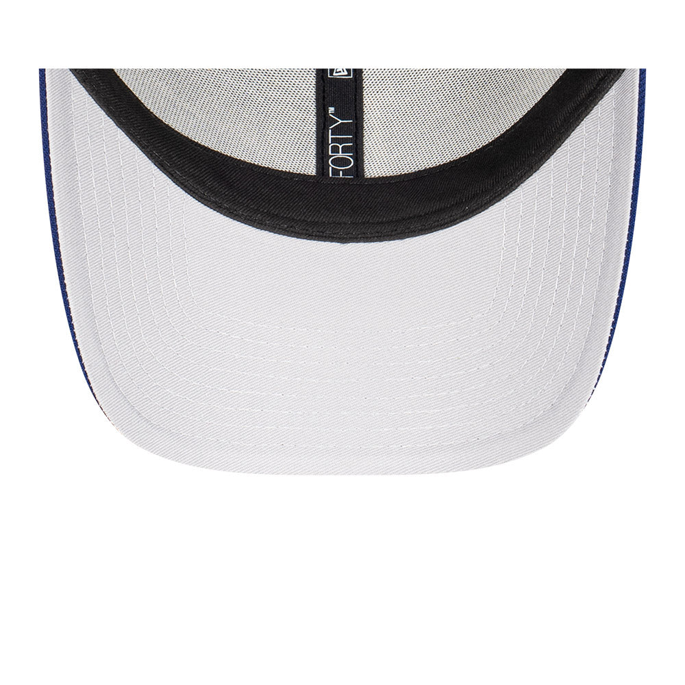 New Era 9FORTY Los Angeles Dodgers Premium Felt Dark Royal Adjustable Cap