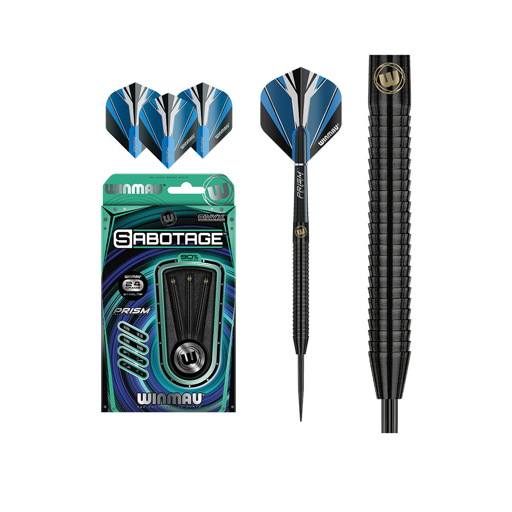 Winmau Sabotage 90% Tungsten Alloy Steeltip Darts