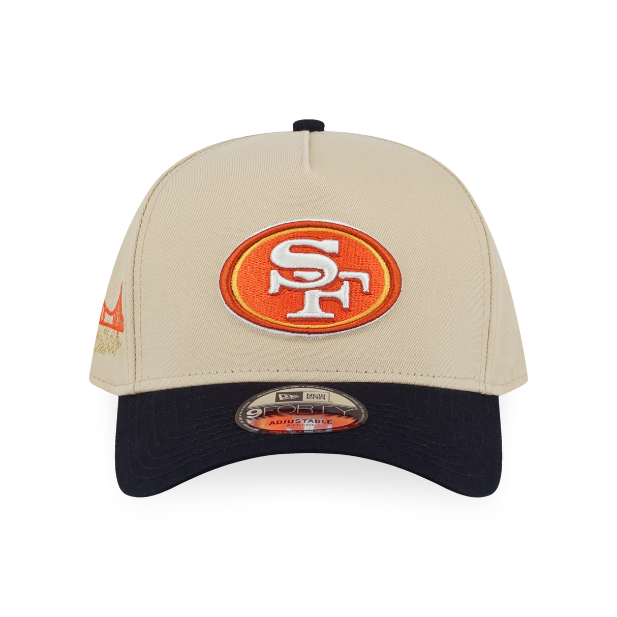 New Era 9FORTYAF San Francisco 49ers City Side Patch Vegas Gold Snapback