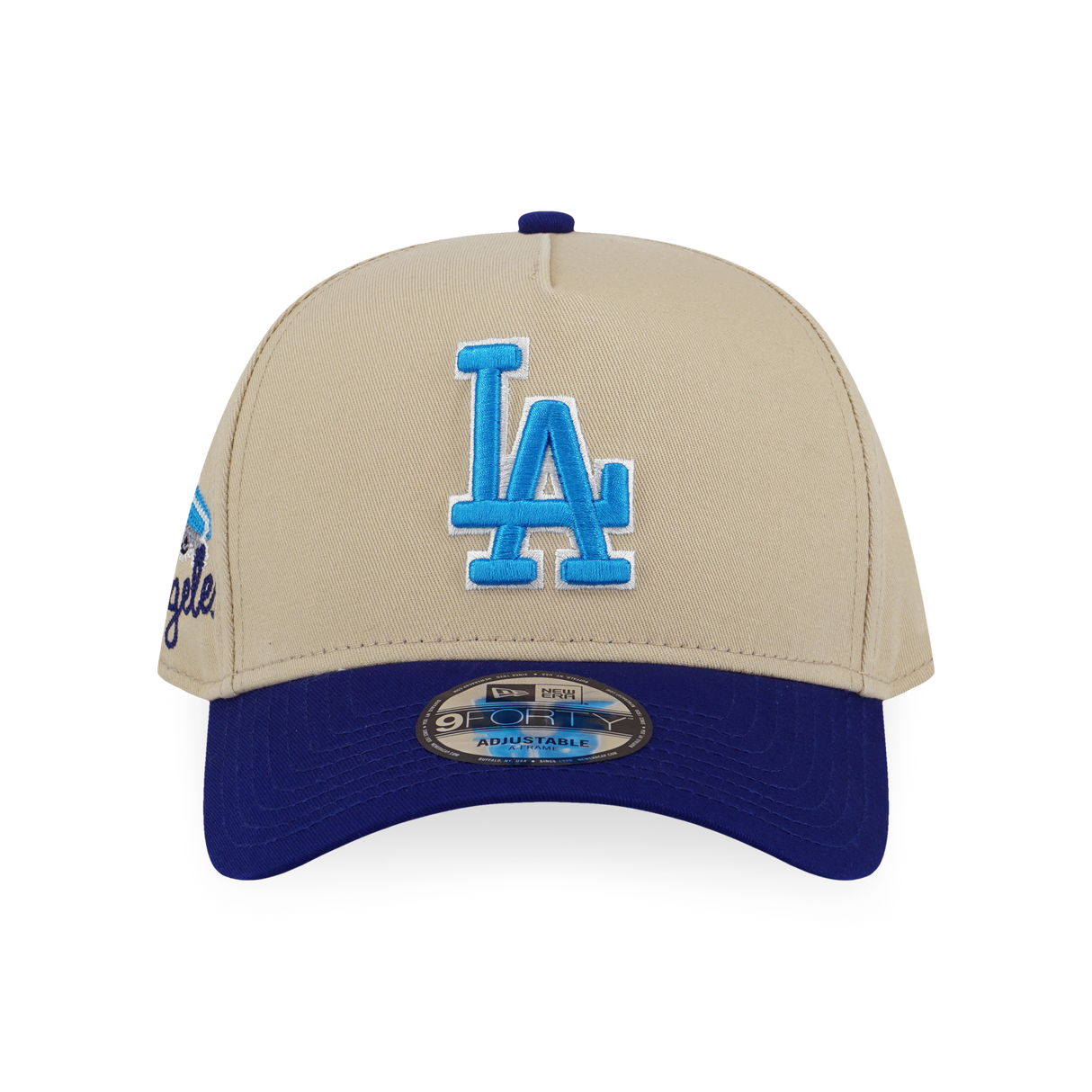 New Era 9FORTYAF Los Angeles Dodgers City Side Patch Vegas Gold Snapback