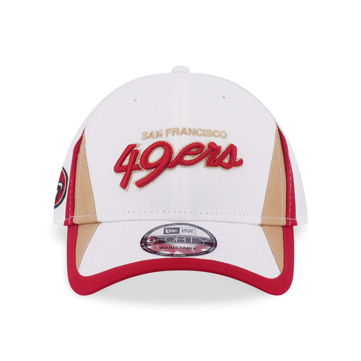 New Era 9FORTY San Francisco 49Ers NFL Super Bowl Retro White Adjustable Cap