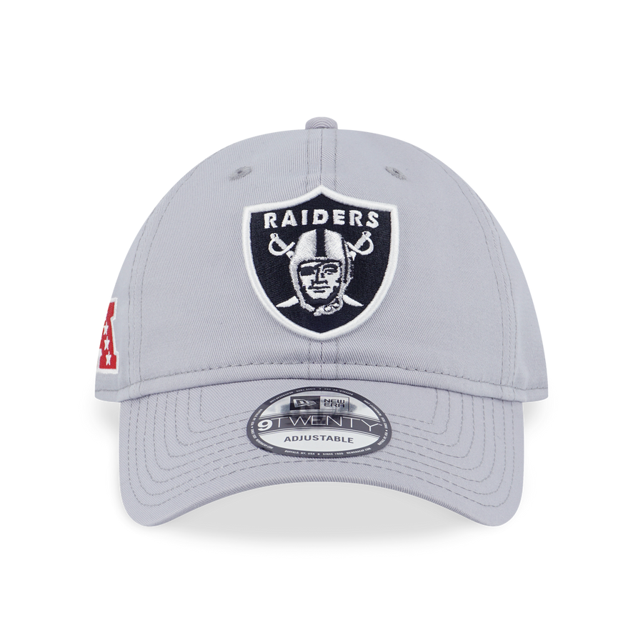New Era 9TWENTY Las Vegas Raiders NFL Snow Gray Adjustable Cap