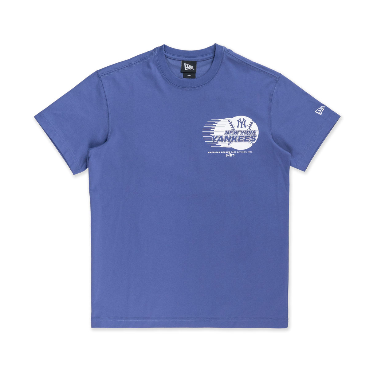 New Era New York Yankees MLB Seasonal Ink Purple COOLERA Short Sleeve T-Shirt