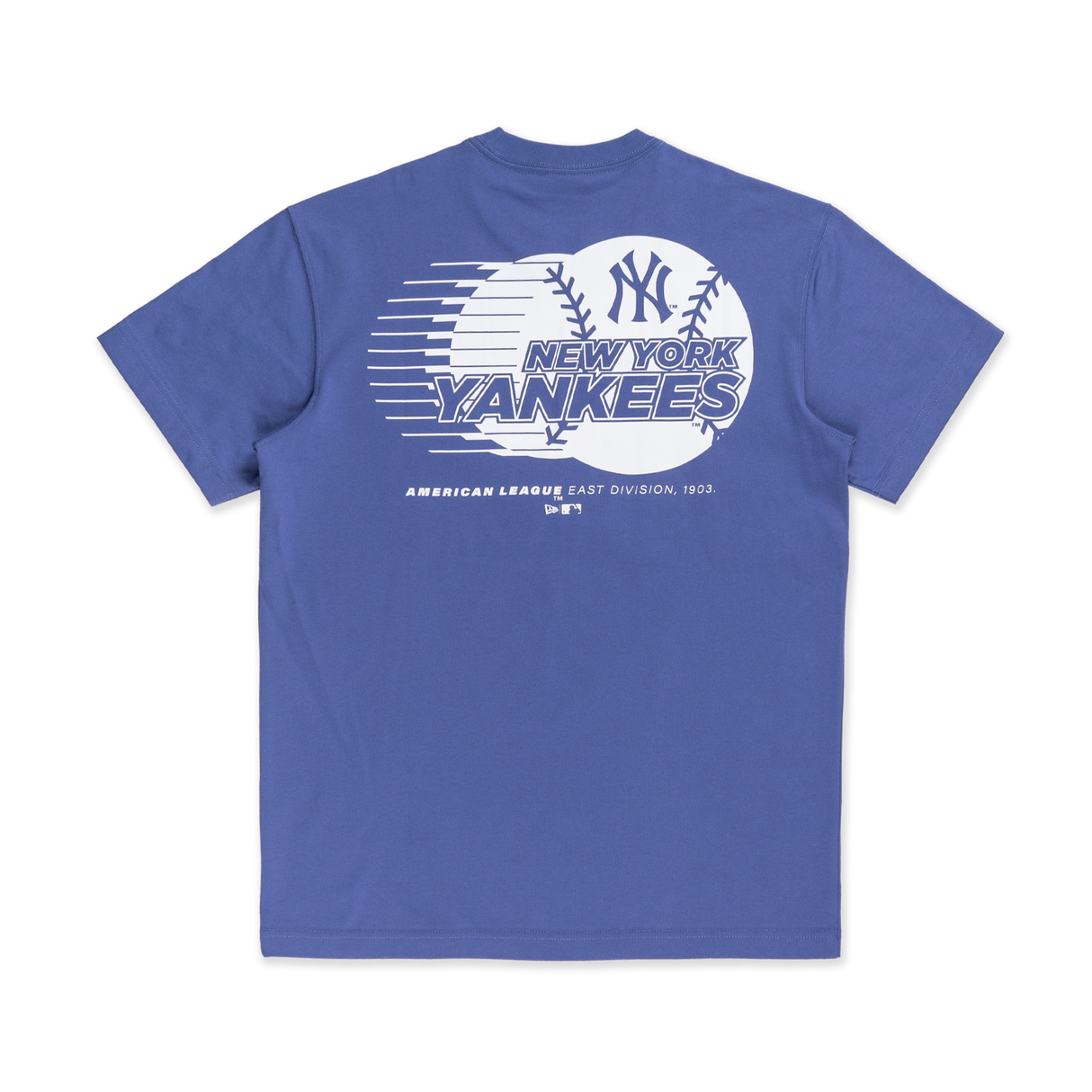 New Era New York Yankees MLB Seasonal Ink Purple COOLERA Short Sleeve T-Shirt
