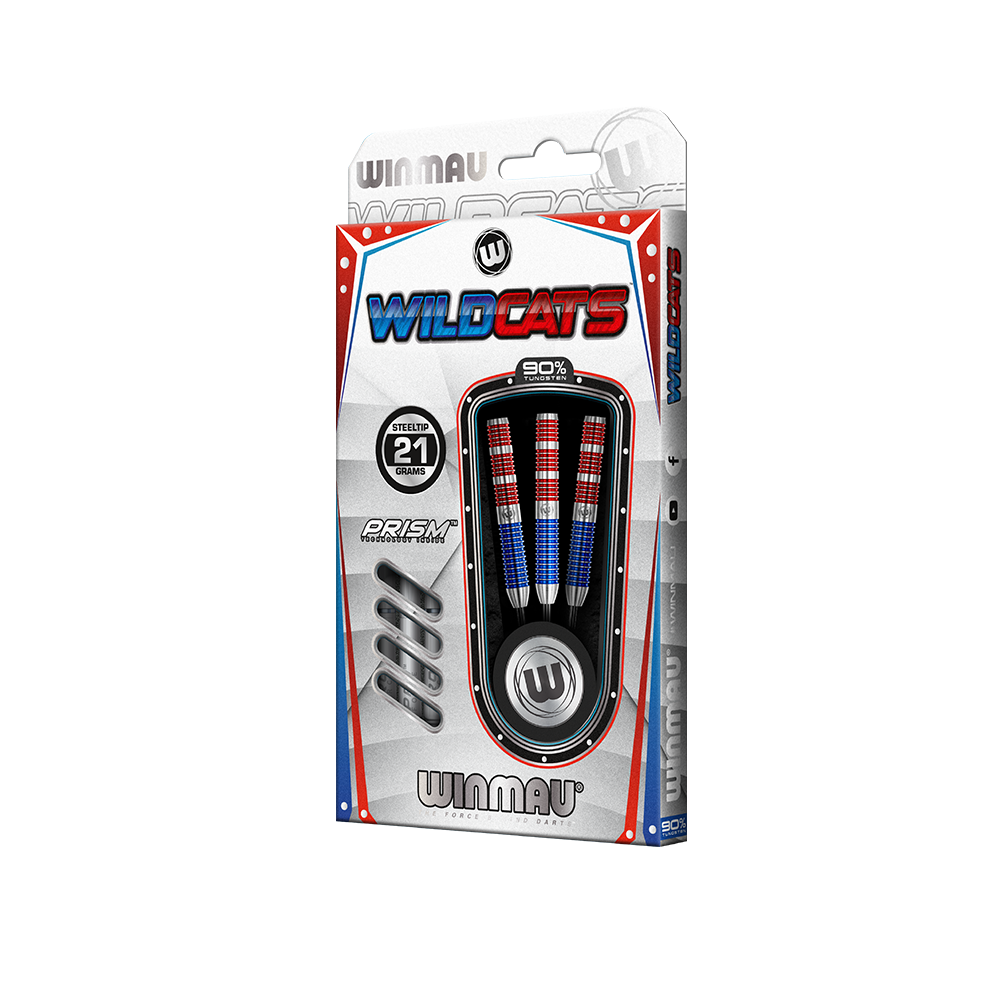 Winmau Wildcats 90% Tungsten Alloy Steeltip Darts