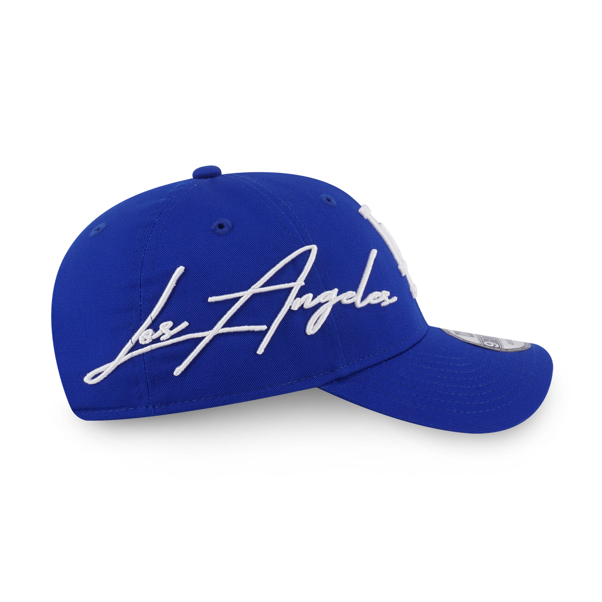 New Era 9FORTY Los Angeles Dodgers Mix League Script Light Royal Adjustable Cap