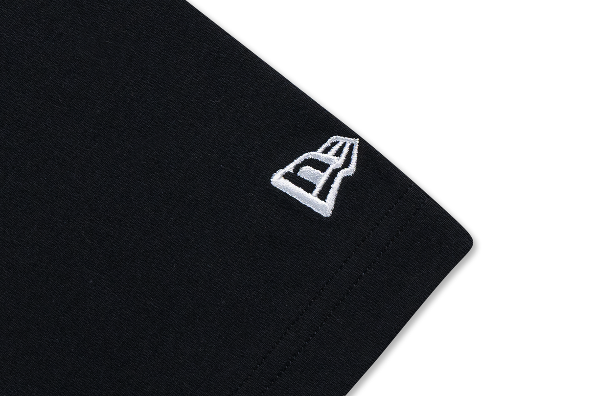 New Era New York Yankees Mix League Script Black Short Sleeve T-Shirt