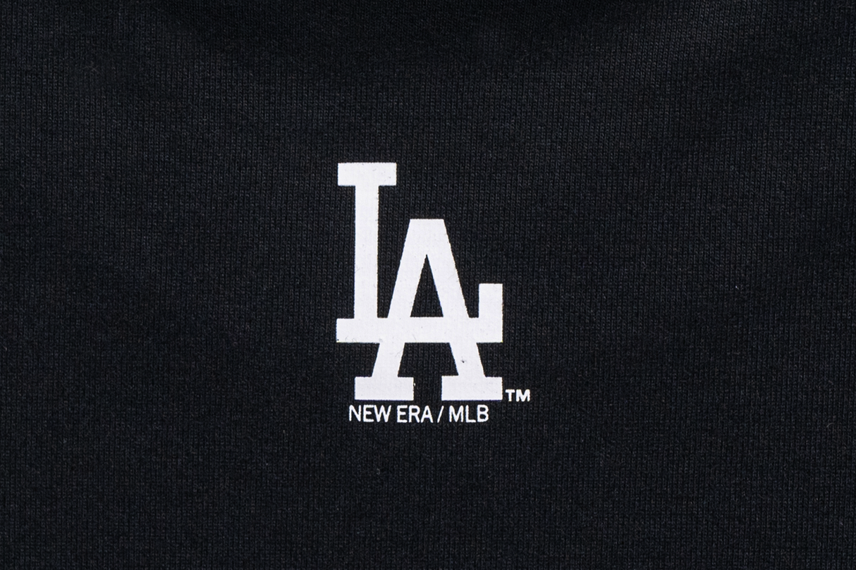 New Era Los Angeles Dodgers Mix League Script Black Short Sleeve T-Shirt