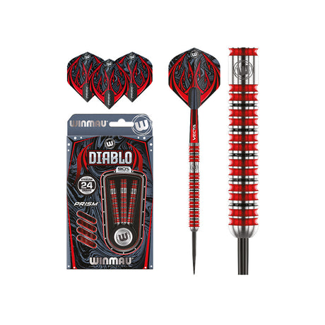 Winmau Diablo Parallel 90% Tungsten Alloy Steeltip Darts