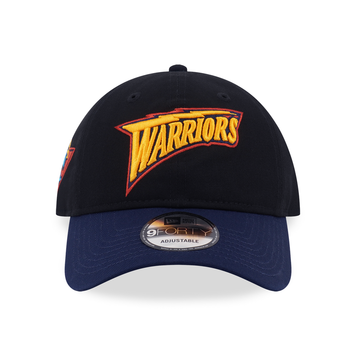 New Era Golden State Warriors Hardwood Classics 2026 Black Blue 9FORTY Unstructured Adjustable Cap