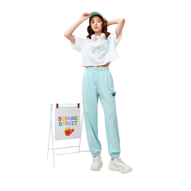 ANTA Women's IP Sesame Street Lifestyle SS Tee Shirt