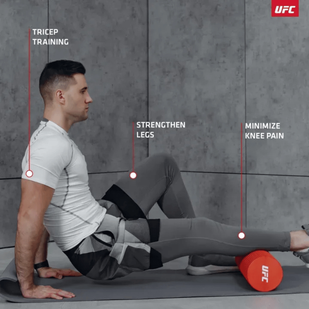 UFC EVA Foam Roller Red 15X45 CM