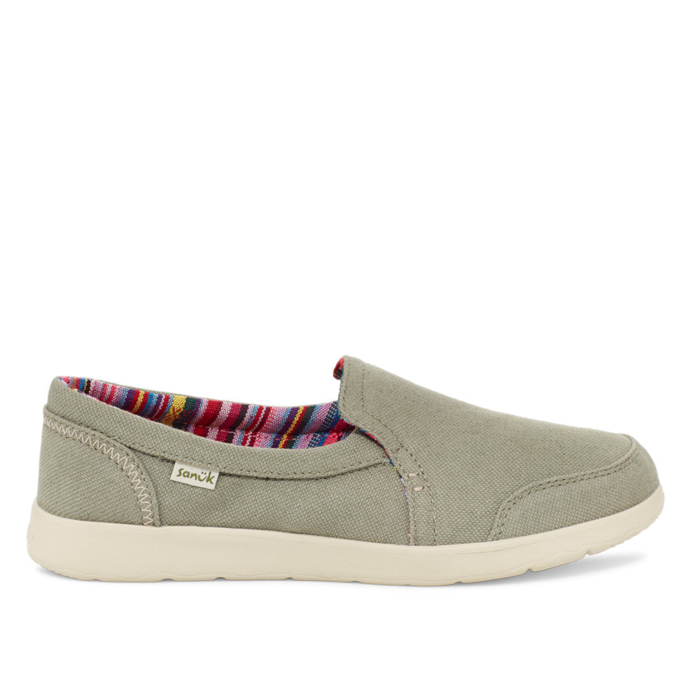 Sanuk Women's Sidewalk Surfer Lite 2 Sl Casual Shoes Sage – Toby's