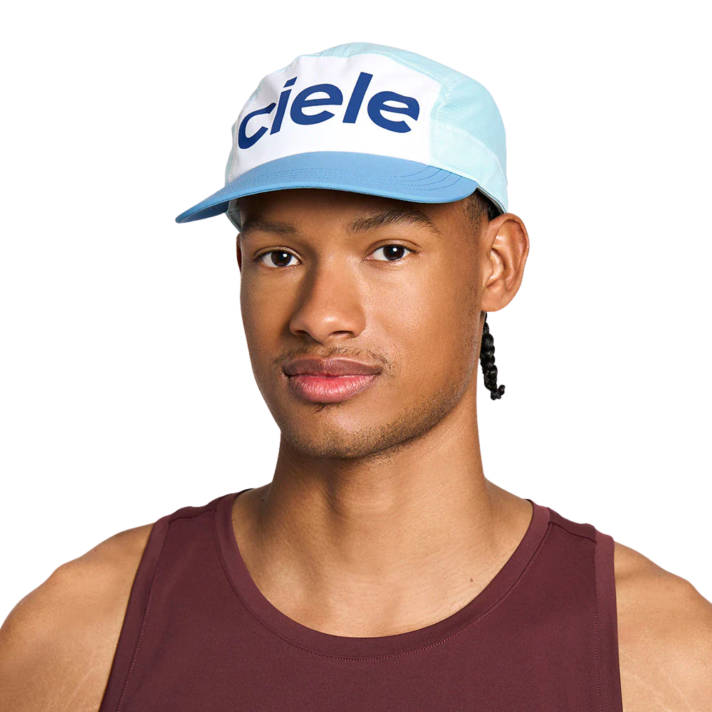 Ciele GOCAP Comp Century White/Sky Blue Running Cap