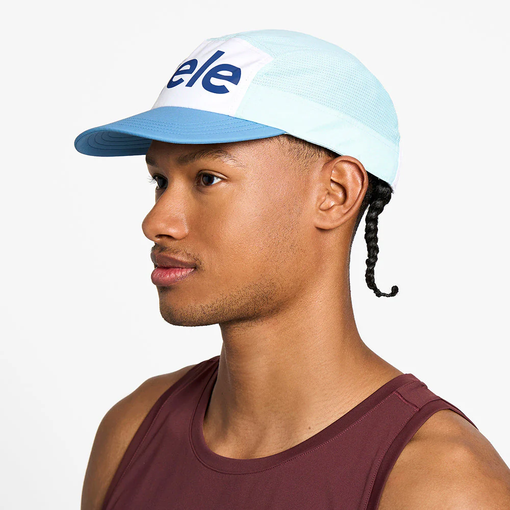 Ciele GOCAP Comp Century White/Sky Blue Running Cap