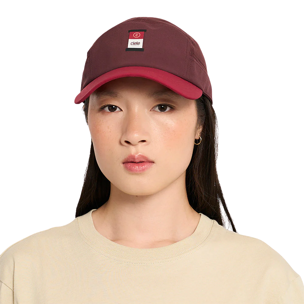 Ciele GOCAP SC Comp C Cube Dark Wine Red Running Cap