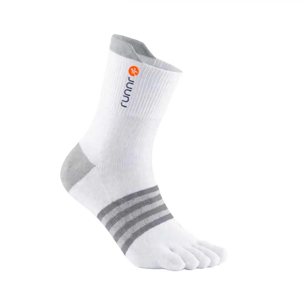 runnr Five Finger Mid Crew Socks 2 pairs