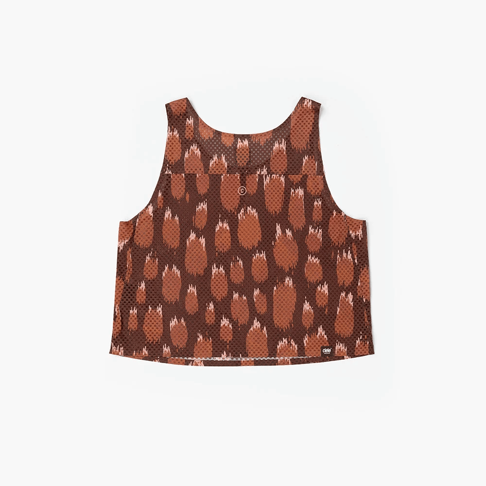 Ciele Women's ICNSinglet Cheetah Oak Running Singlet