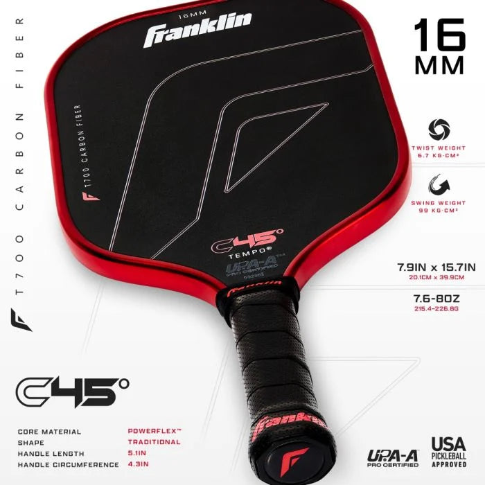 Franklin C45 Tempo Pickleball Paddle