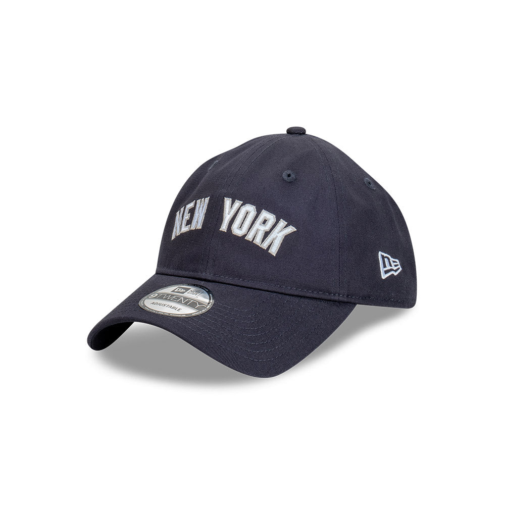 New Era New York Yankees MLB Wordmark 9TWENTY Cloth Strap Cap