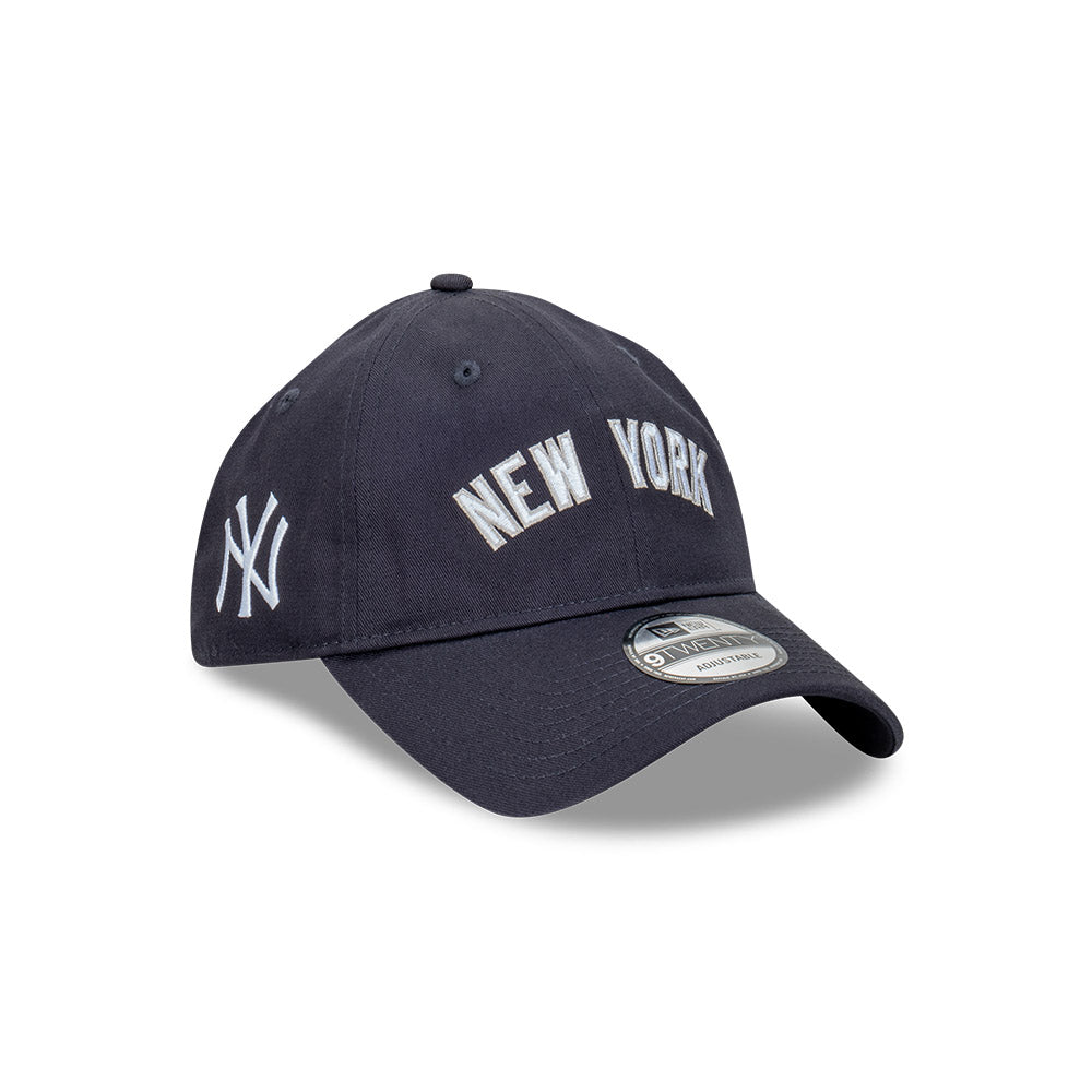 New Era New York Yankees MLB Wordmark 9TWENTY Cloth Strap Cap