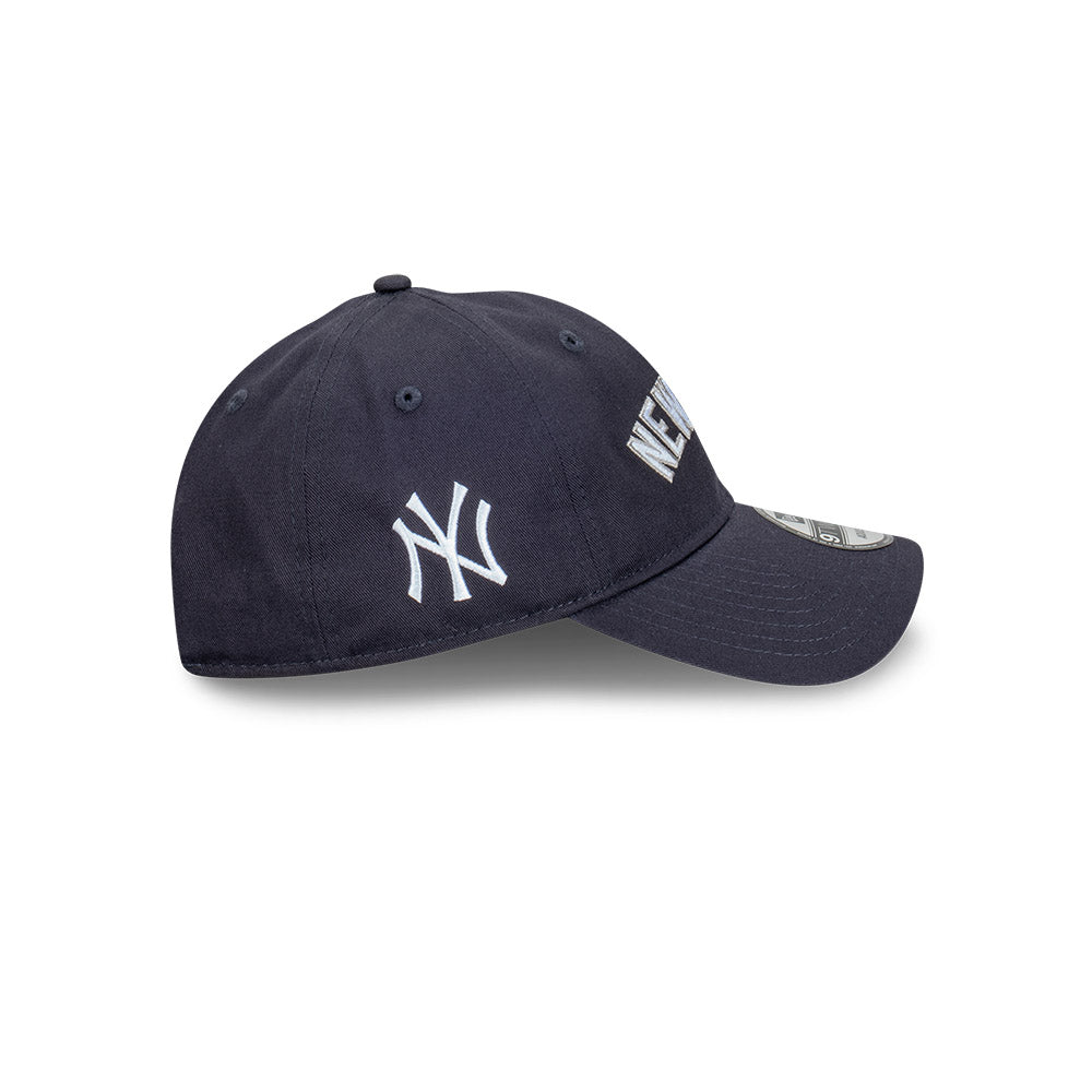 New Era New York Yankees MLB Wordmark 9TWENTY Cloth Strap Cap