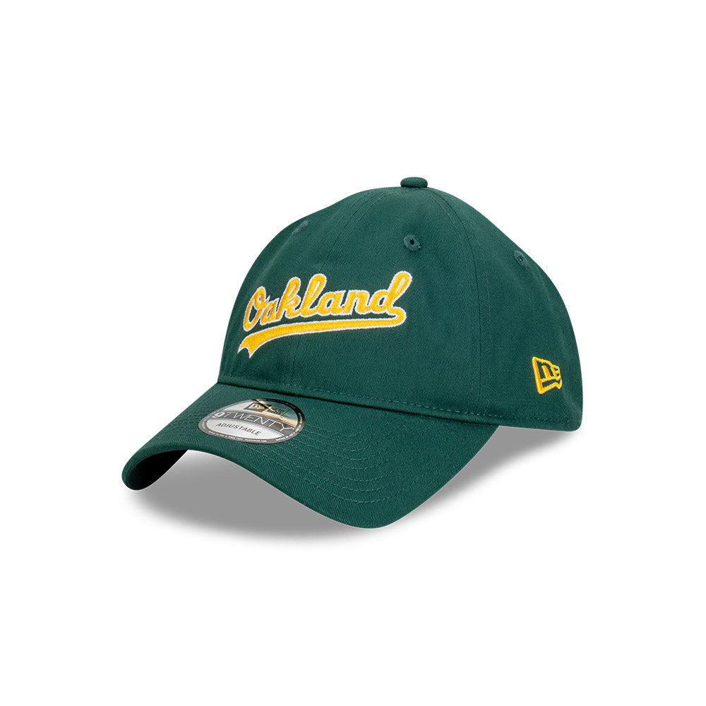 New Era Oakland Athletics 9TWENTY MLB Wordmark Green Cap