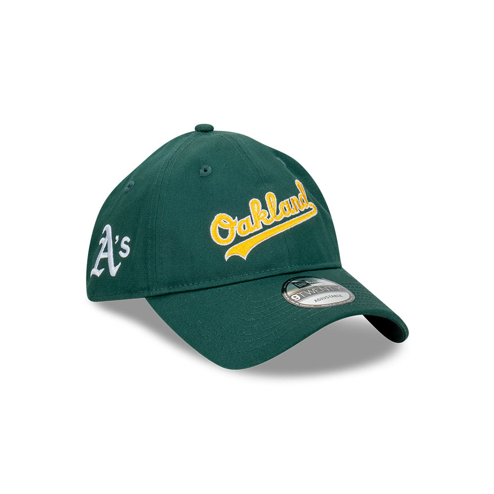 New Era Oakland Athletics 9TWENTY MLB Wordmark Green Cap