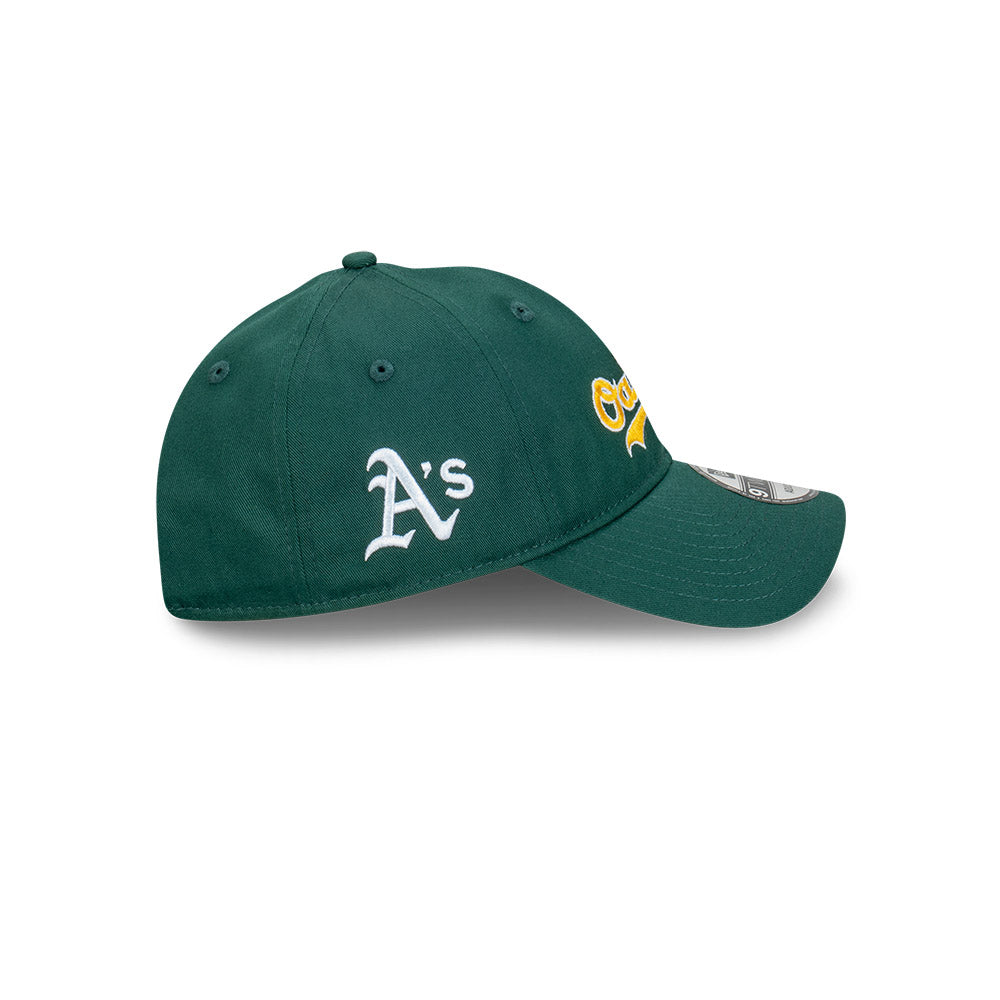New Era Oakland Athletics 9TWENTY MLB Wordmark Green Cap