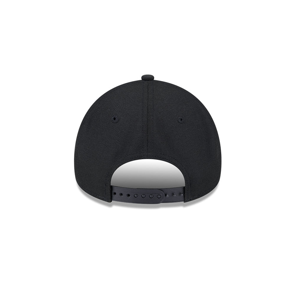 New Era Los Angeles Dodgers Black Stone Repreve® Black 9FORTY A-Frame Snapback Cap
