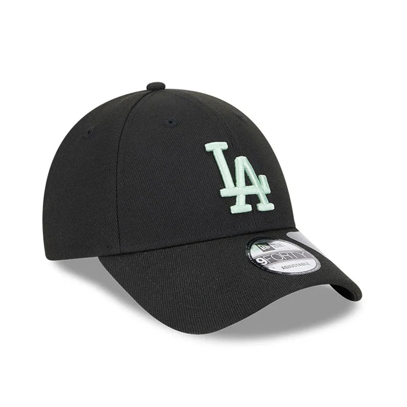 New Era LA Dodgers MLB Repreve® Peppermint Black 9FORTY Adjustable Cap