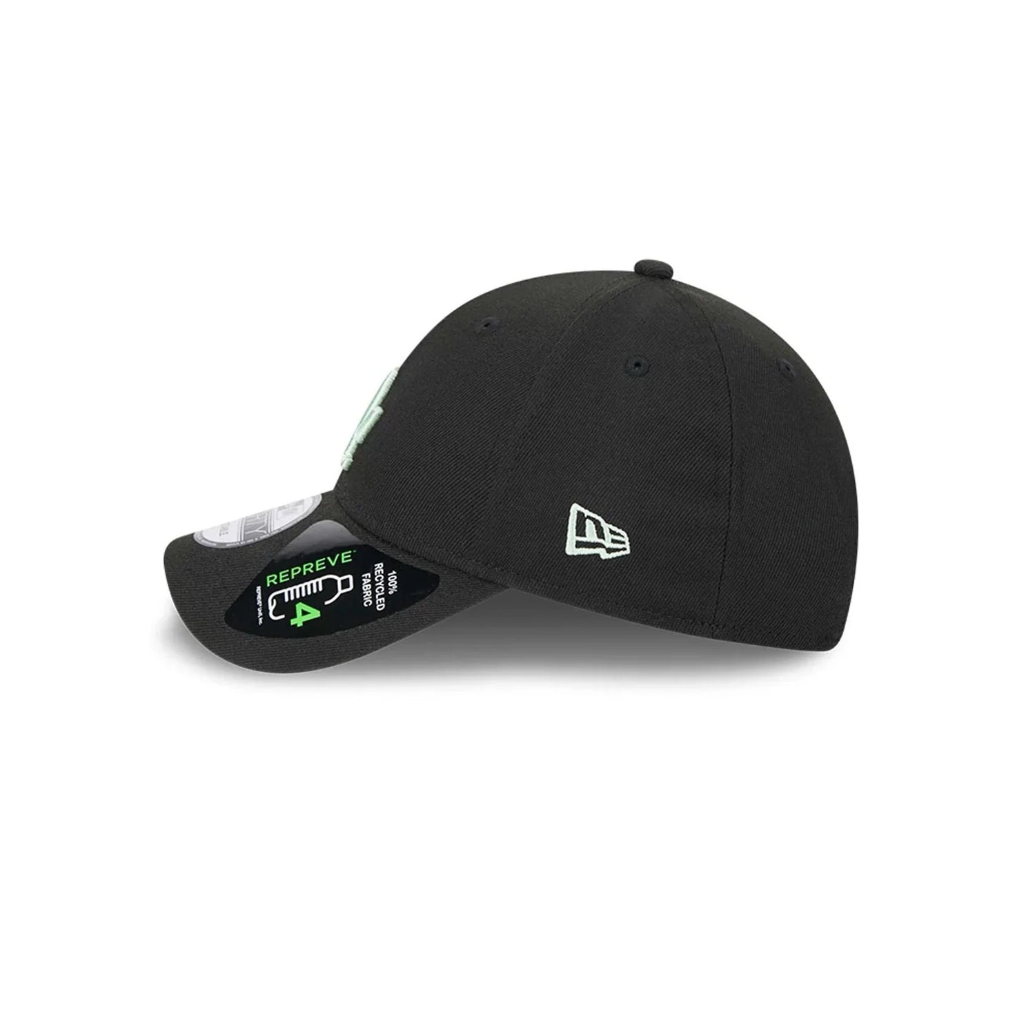 New Era LA Dodgers MLB Repreve® Peppermint Black 9FORTY Adjustable Cap