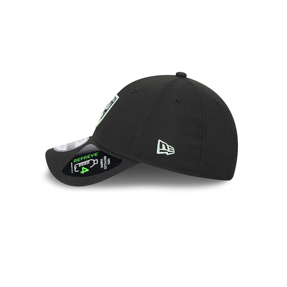 New Era Las Vegas Raiders MLB Repreve® Peppermint Black 9FORTY Adjustable Cap