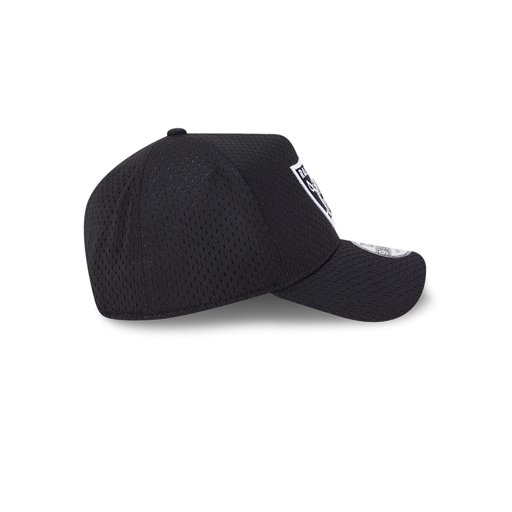 New Era Las Vegas Raiders Basketball Mesh Black 9FORTY A-Frame Cap