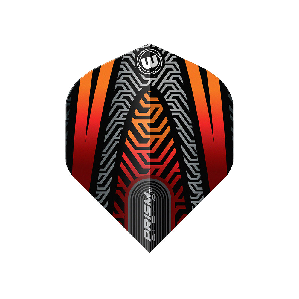 Winmau Prism Alpha Black & Orange Dart Flights