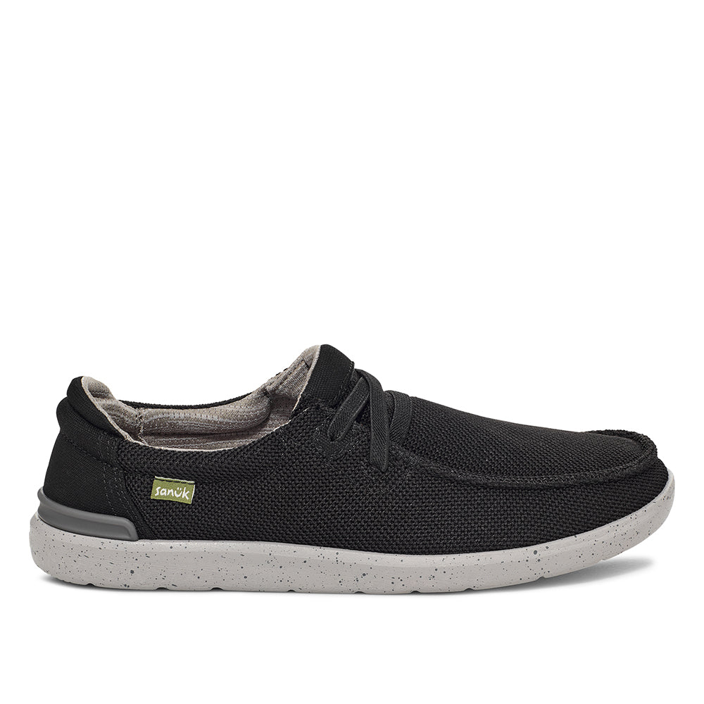 Mens cheap black sanuks
