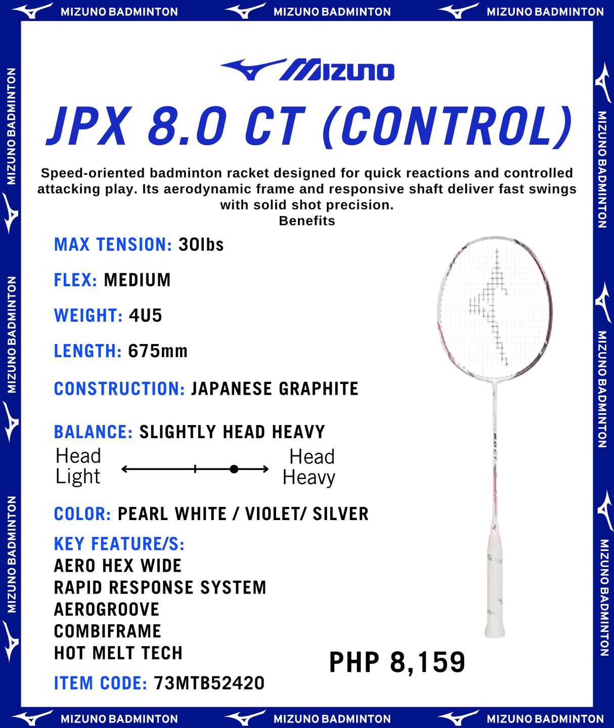 Mizuno JPX 8.0 CT