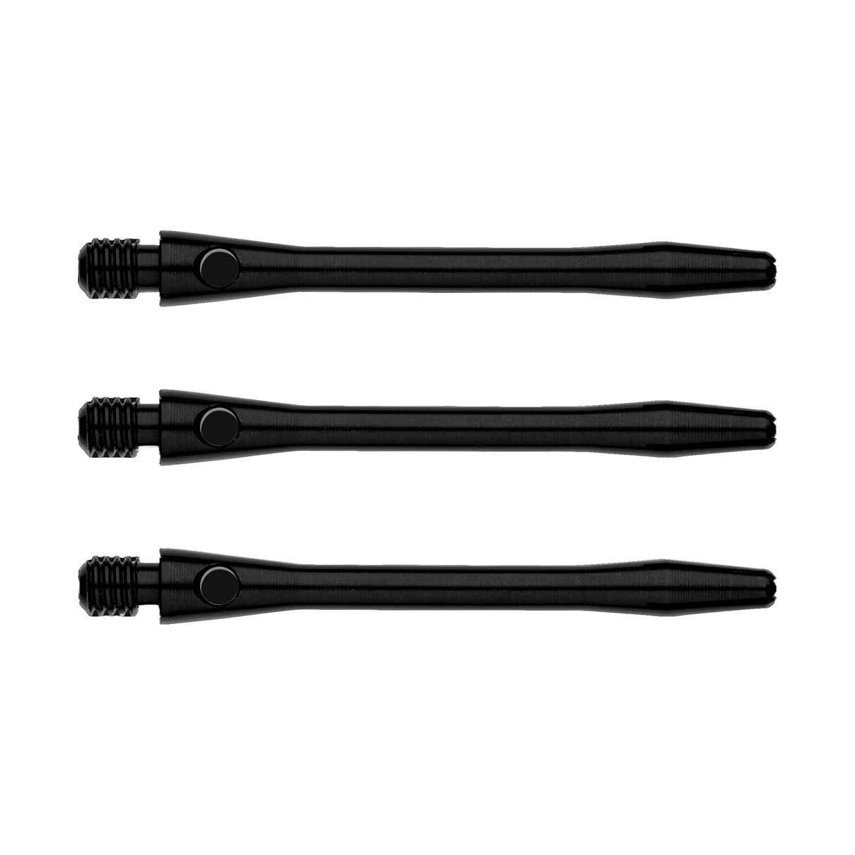Winmau Anodised Aluminium Short Black Darts Shafts