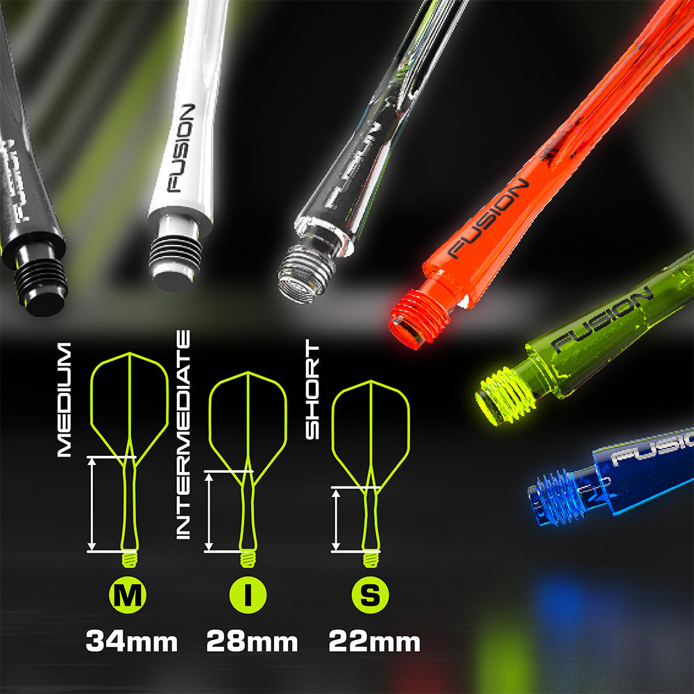 Winmau Fusion Integrated Clear Flight & Shaft