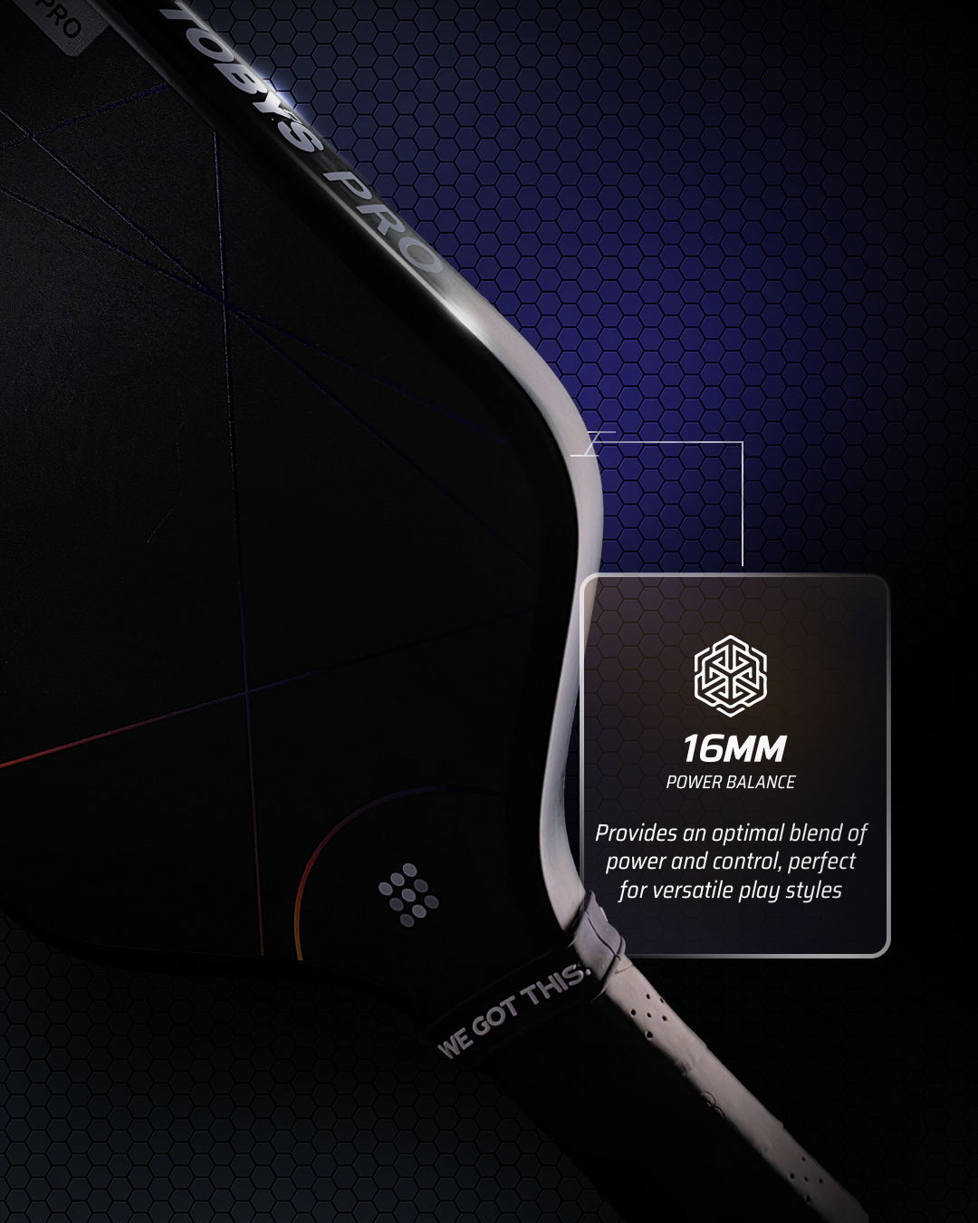 Toby's Pro Atlas 1 Pickleball Paddle