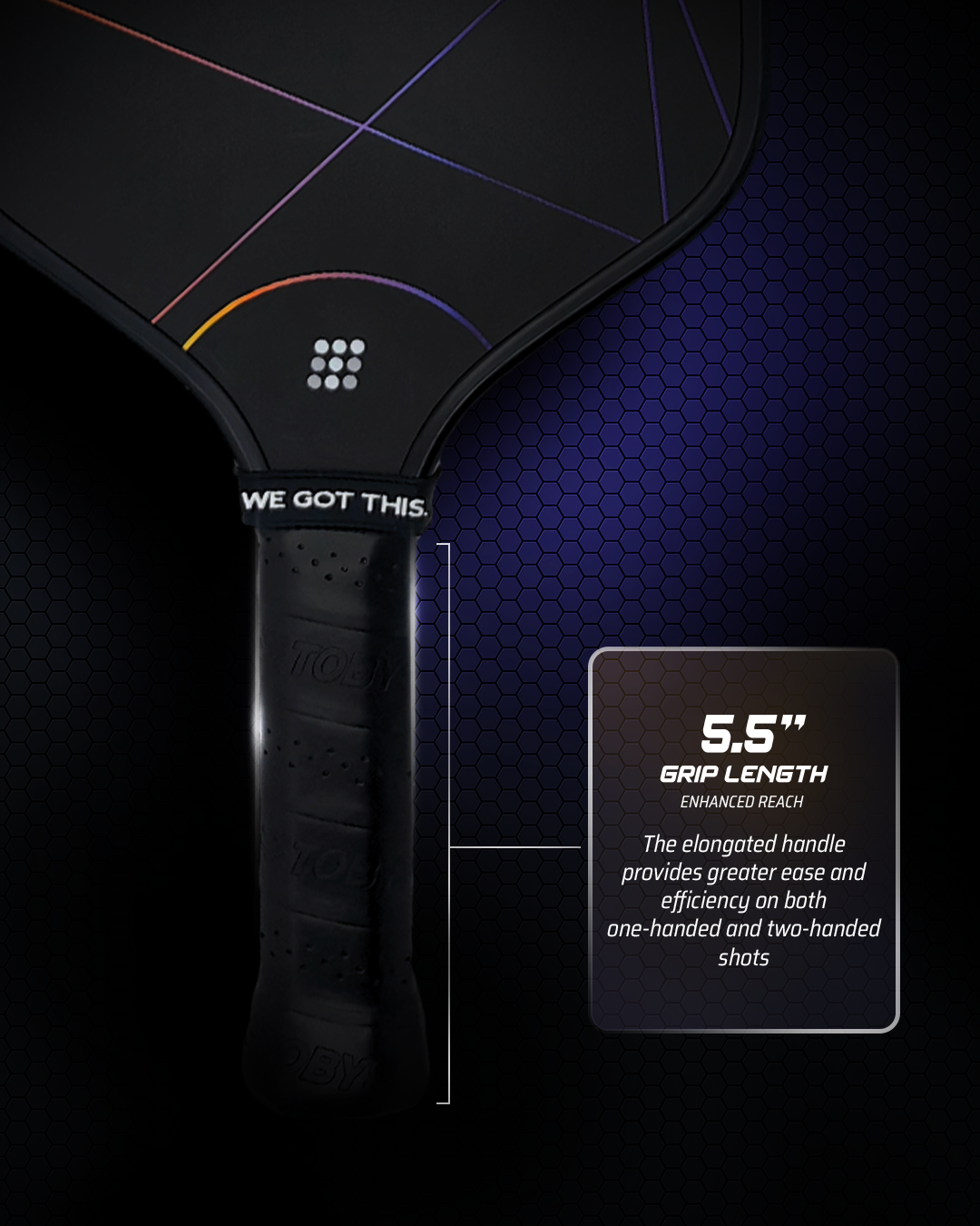 Toby's Pro Atlas 1 Pickleball Paddle