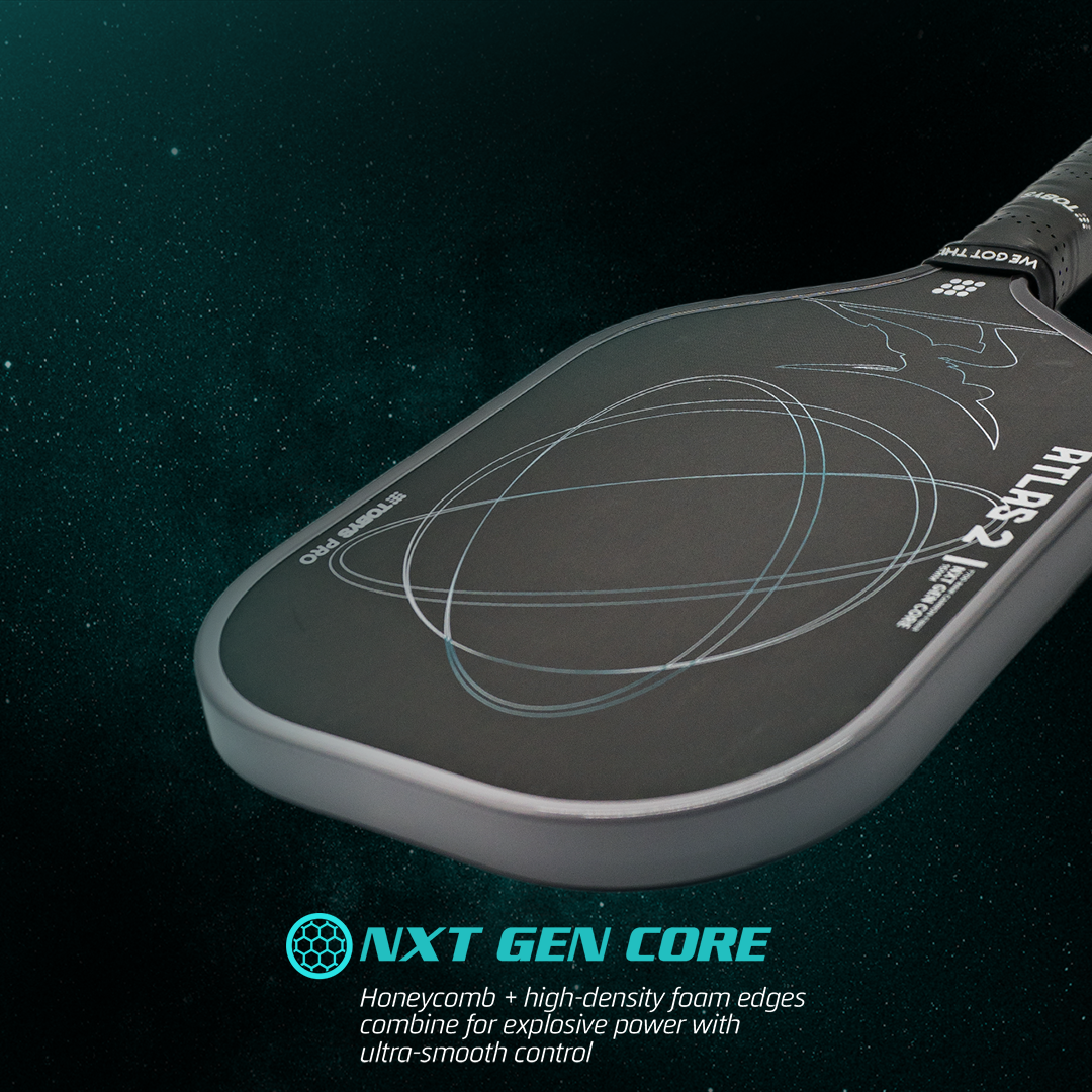 Toby's Pro Atlas II Elongated Pickleball Paddle