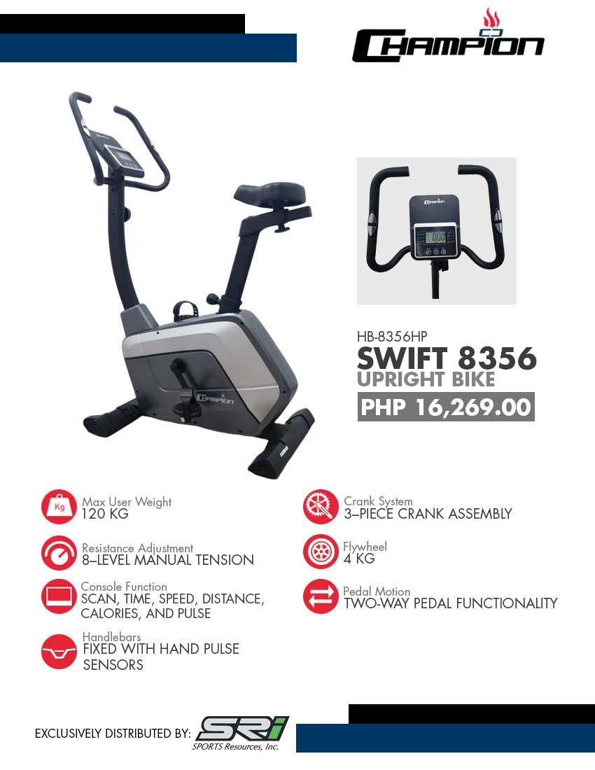 Champion EE Upright Bike Swift 8356