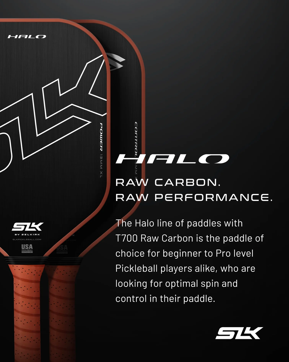 SLK HALO Control XL Pickleball Paddle